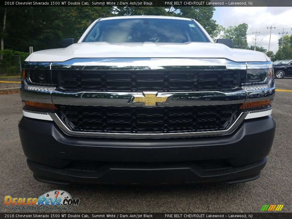 2018 Chevrolet Silverado 1500 WT Double Cab Summit White / Dark Ash/Jet Black Photo #2
