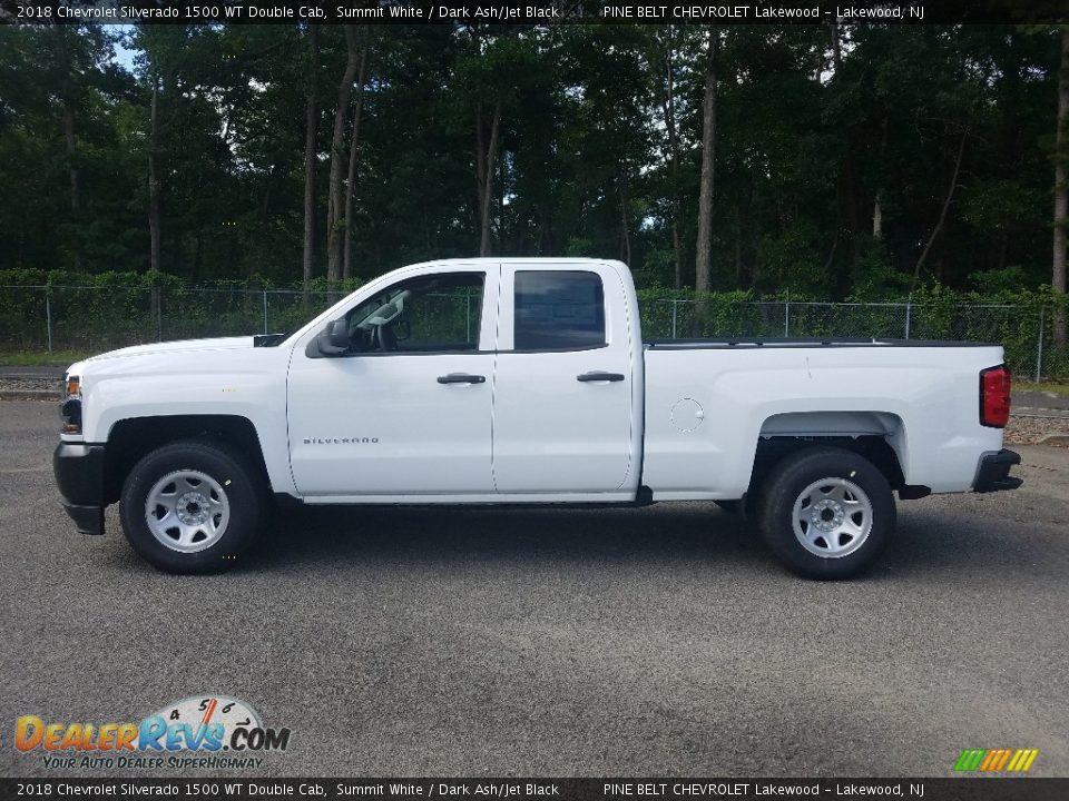 Summit White 2018 Chevrolet Silverado 1500 WT Double Cab Photo #3