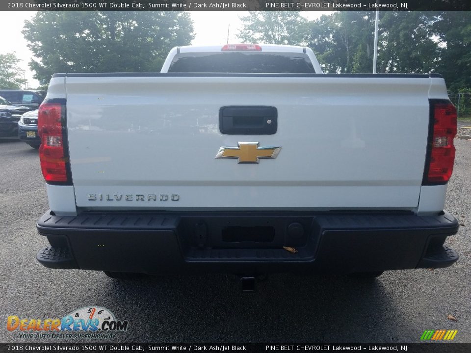 2018 Chevrolet Silverado 1500 WT Double Cab Summit White / Dark Ash/Jet Black Photo #5