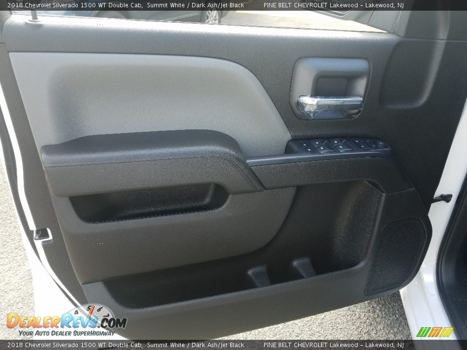 2018 Chevrolet Silverado 1500 WT Double Cab Summit White / Dark Ash/Jet Black Photo #6