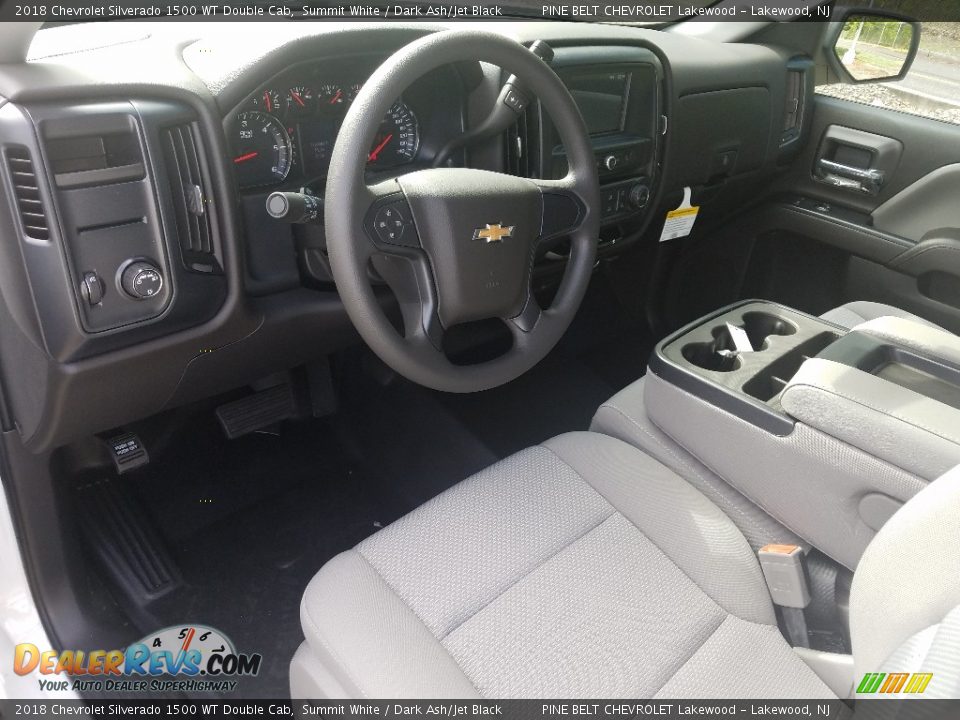 2018 Chevrolet Silverado 1500 WT Double Cab Summit White / Dark Ash/Jet Black Photo #7