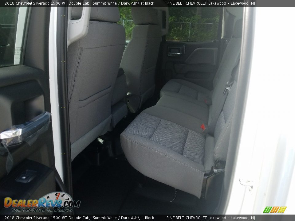 2018 Chevrolet Silverado 1500 WT Double Cab Summit White / Dark Ash/Jet Black Photo #8