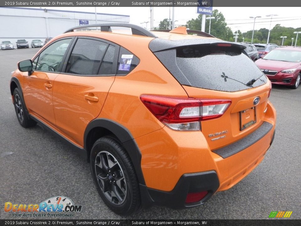 2019 Subaru Crosstrek 2.0i Premium Sunshine Orange / Gray Photo #6