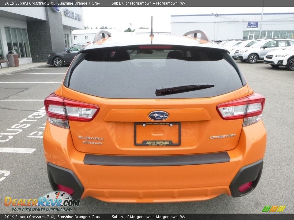 2019 Subaru Crosstrek 2.0i Sunshine Orange / Gray Photo #5