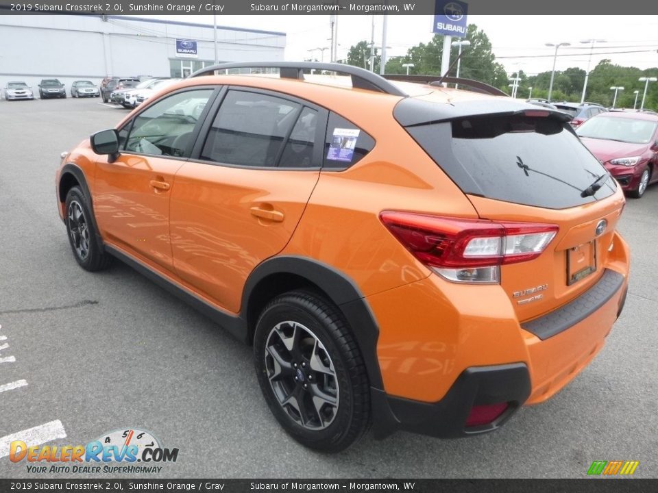 2019 Subaru Crosstrek 2.0i Sunshine Orange / Gray Photo #6