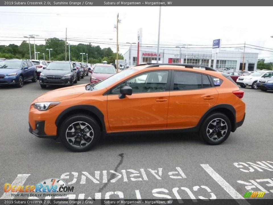 2019 Subaru Crosstrek 2.0i Sunshine Orange / Gray Photo #7