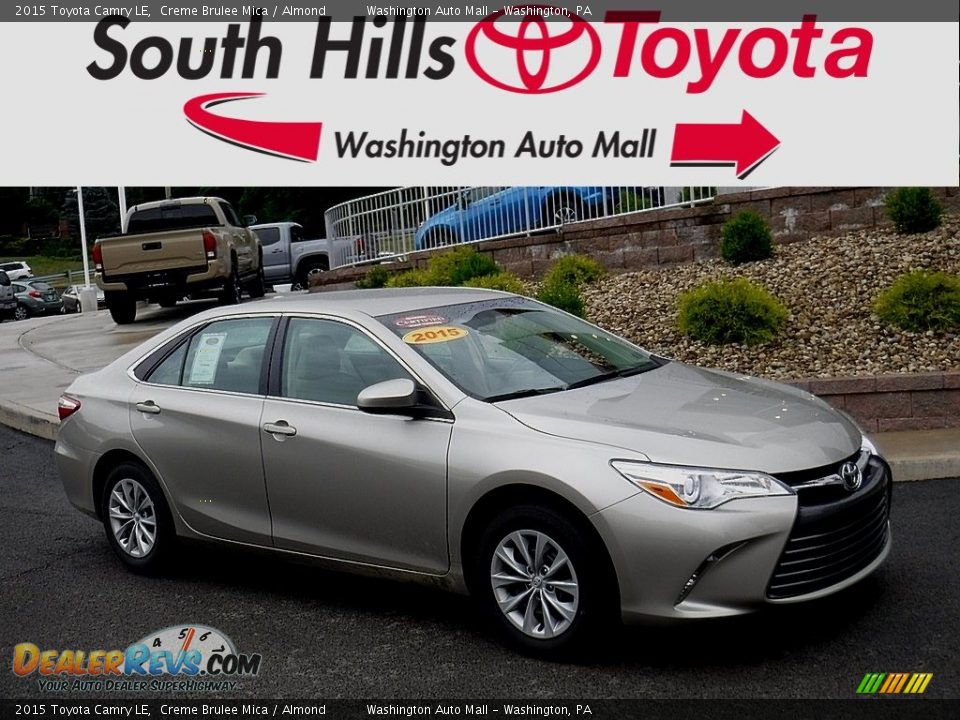 2015 Toyota Camry LE Creme Brulee Mica / Almond Photo #1