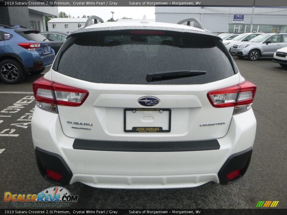 2019 Subaru Crosstrek 2.0i Premium Crystal White Pearl / Gray Photo #5