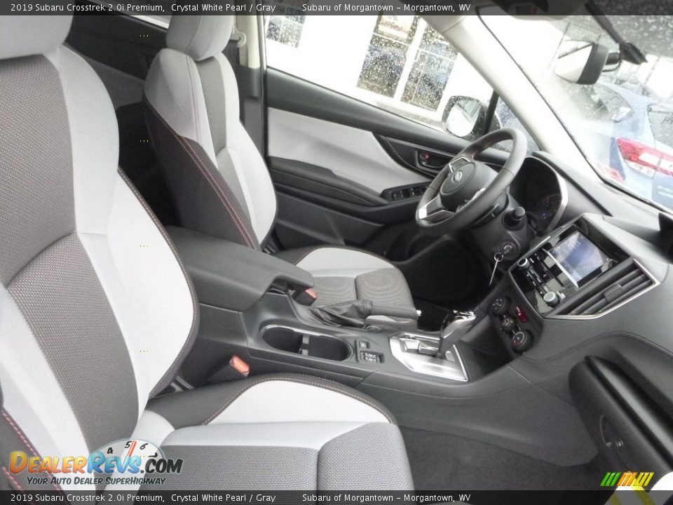 2019 Subaru Crosstrek 2.0i Premium Crystal White Pearl / Gray Photo #10