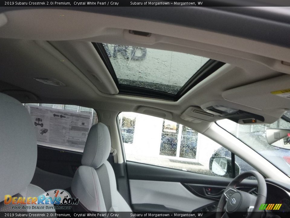2019 Subaru Crosstrek 2.0i Premium Crystal White Pearl / Gray Photo #12