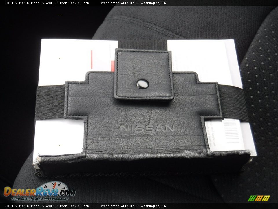 2011 Nissan Murano SV AWD Super Black / Black Photo #22