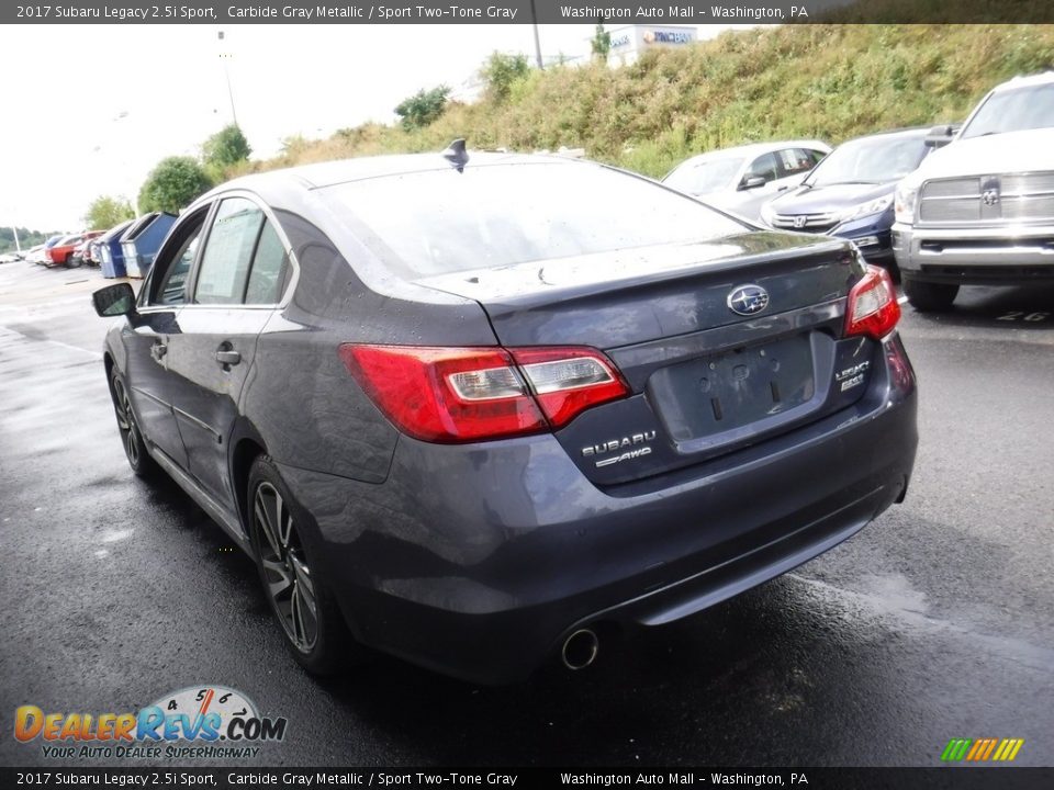 2017 Subaru Legacy 2.5i Sport Carbide Gray Metallic / Sport Two-Tone Gray Photo #7