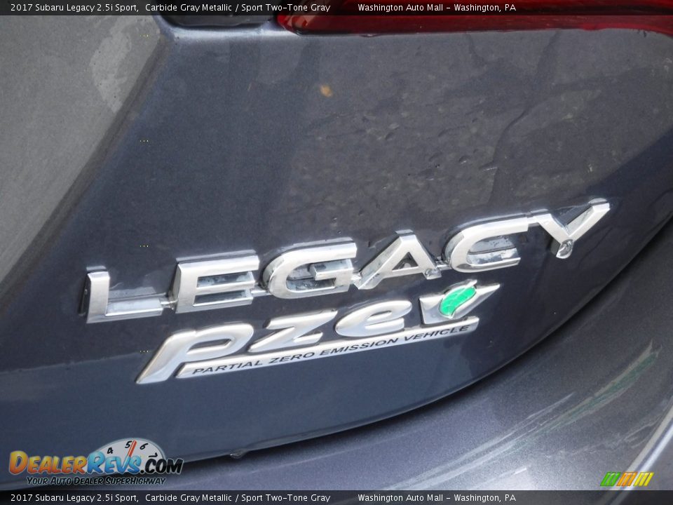 2017 Subaru Legacy 2.5i Sport Carbide Gray Metallic / Sport Two-Tone Gray Photo #10