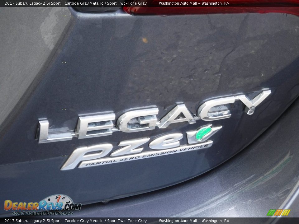 2017 Subaru Legacy 2.5i Sport Carbide Gray Metallic / Sport Two-Tone Gray Photo #10