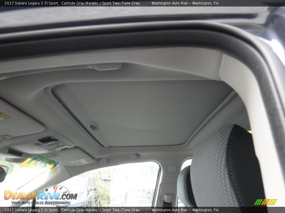 2017 Subaru Legacy 2.5i Sport Carbide Gray Metallic / Sport Two-Tone Gray Photo #11