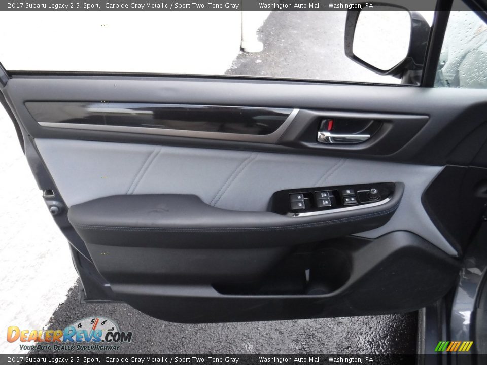 2017 Subaru Legacy 2.5i Sport Carbide Gray Metallic / Sport Two-Tone Gray Photo #12