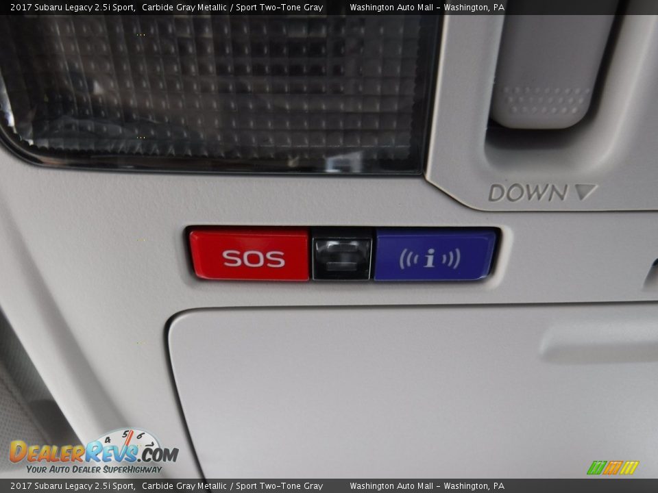 2017 Subaru Legacy 2.5i Sport Carbide Gray Metallic / Sport Two-Tone Gray Photo #18