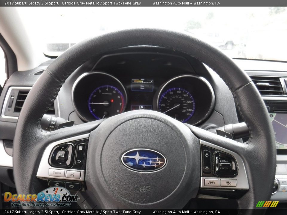 2017 Subaru Legacy 2.5i Sport Carbide Gray Metallic / Sport Two-Tone Gray Photo #19