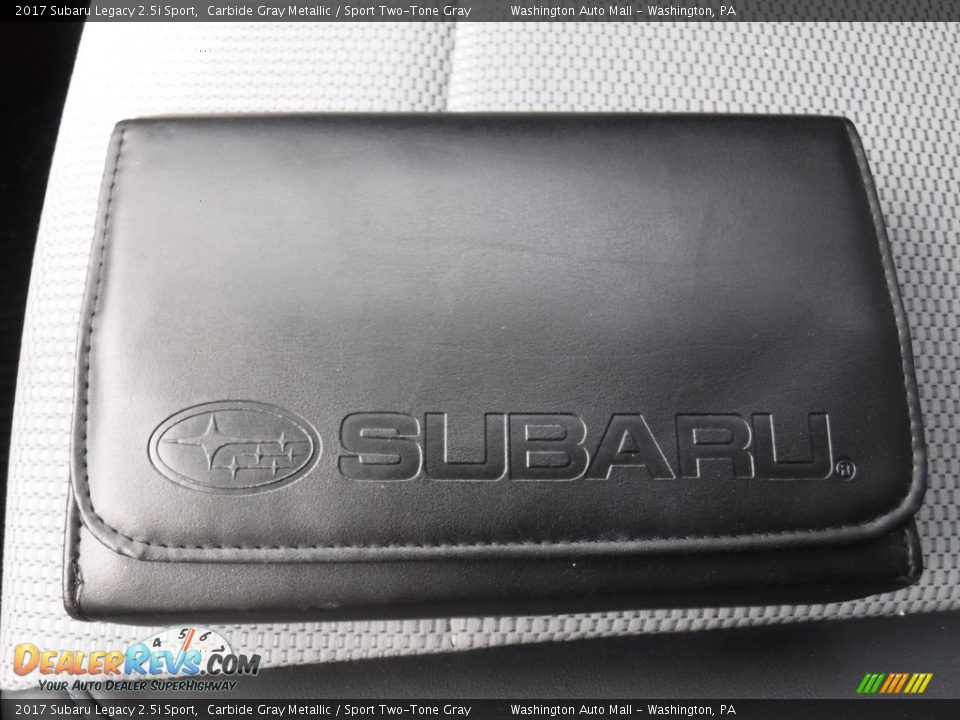 2017 Subaru Legacy 2.5i Sport Carbide Gray Metallic / Sport Two-Tone Gray Photo #22