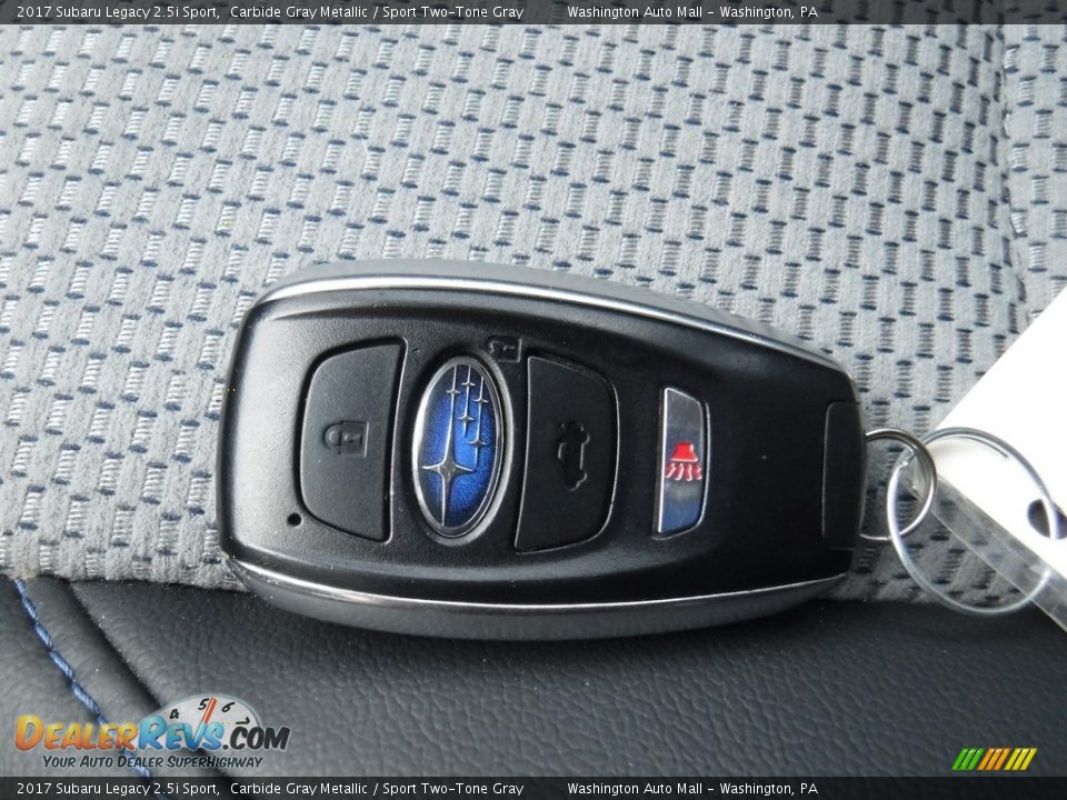 2017 Subaru Legacy 2.5i Sport Carbide Gray Metallic / Sport Two-Tone Gray Photo #23