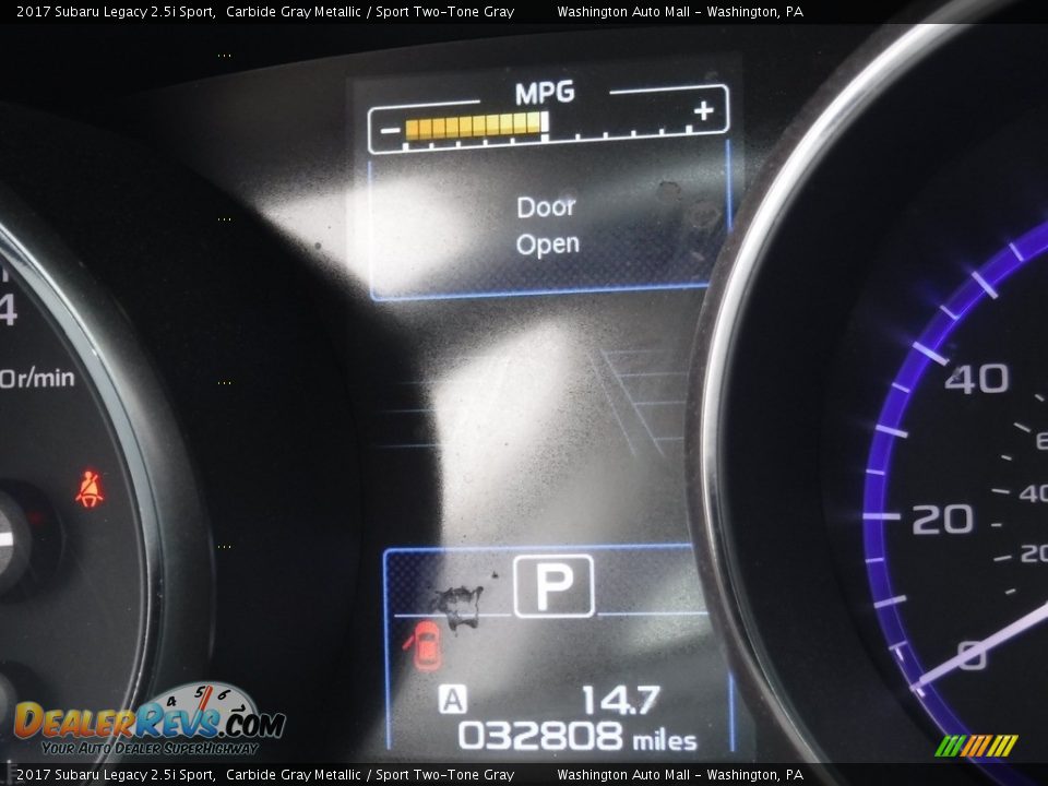2017 Subaru Legacy 2.5i Sport Carbide Gray Metallic / Sport Two-Tone Gray Photo #25