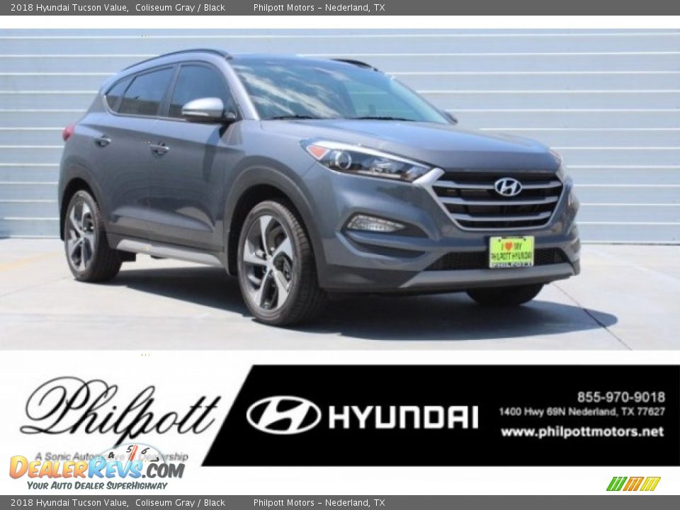 2018 Hyundai Tucson Value Coliseum Gray / Black Photo #1