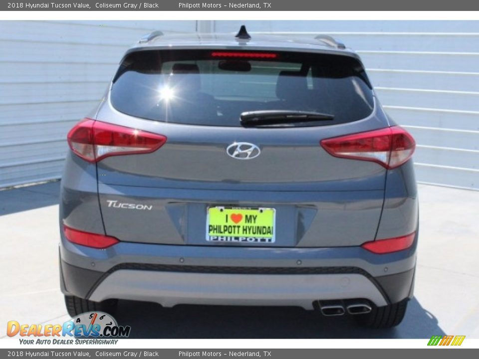 2018 Hyundai Tucson Value Coliseum Gray / Black Photo #8