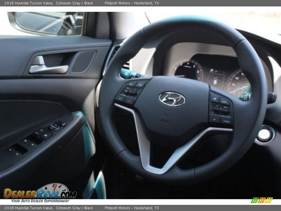 2018 Hyundai Tucson Value Coliseum Gray / Black Photo #26