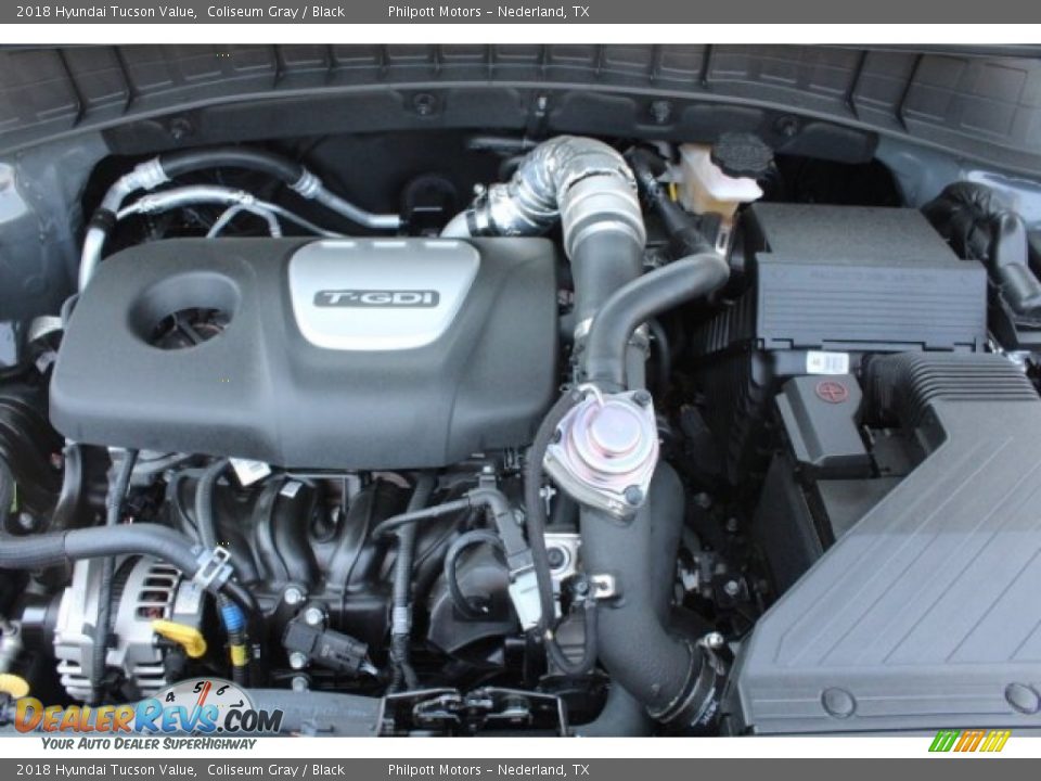 2018 Hyundai Tucson Value Coliseum Gray / Black Photo #34