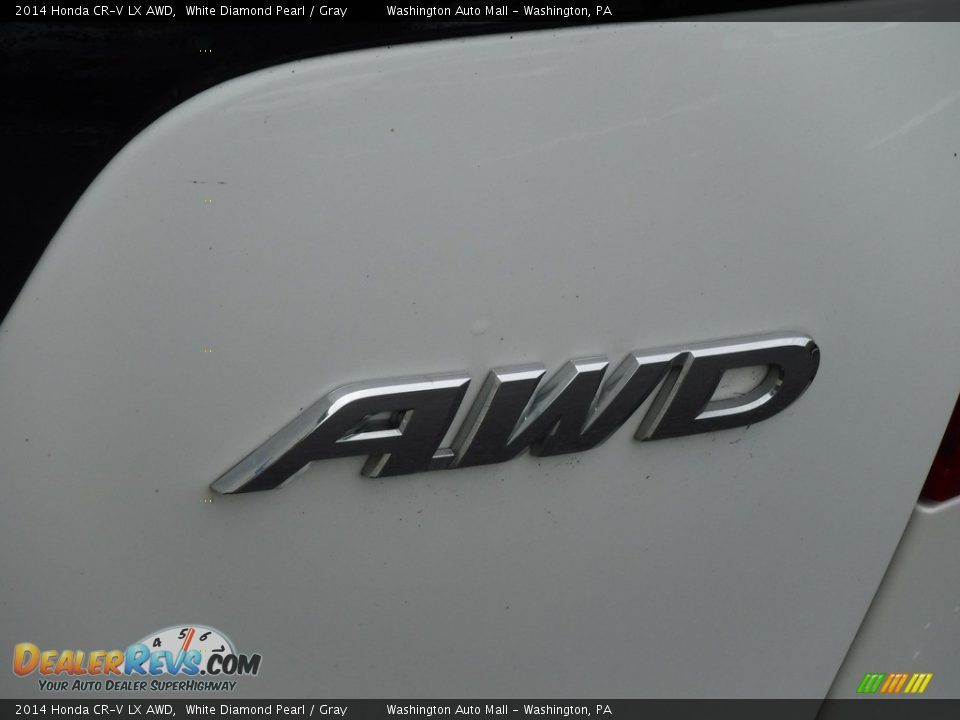 2014 Honda CR-V LX AWD White Diamond Pearl / Gray Photo #8