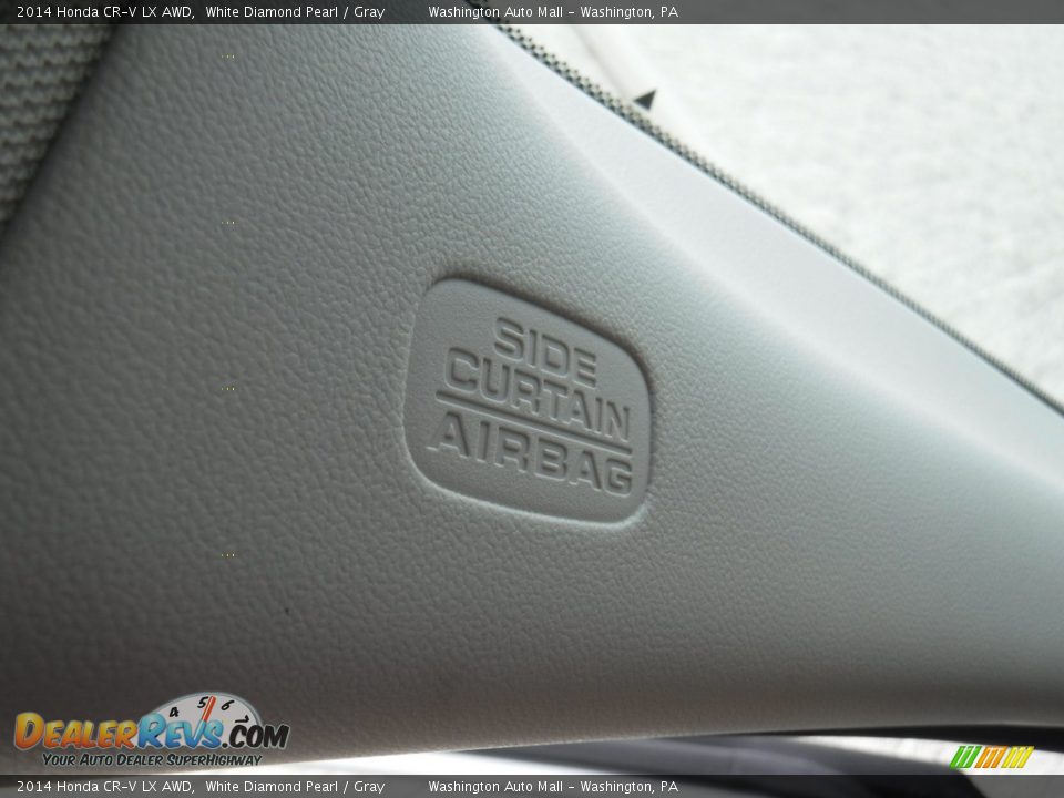 2014 Honda CR-V LX AWD White Diamond Pearl / Gray Photo #16