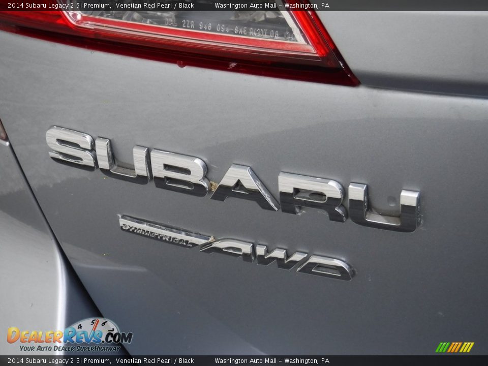2014 Subaru Legacy 2.5i Premium Venetian Red Pearl / Black Photo #9