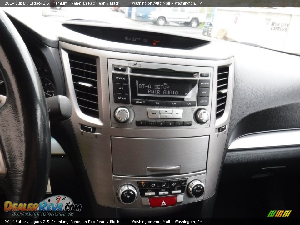 2014 Subaru Legacy 2.5i Premium Venetian Red Pearl / Black Photo #15