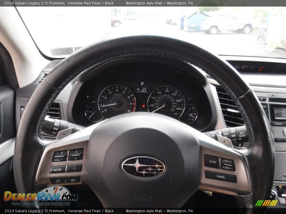 2014 Subaru Legacy 2.5i Premium Venetian Red Pearl / Black Photo #16