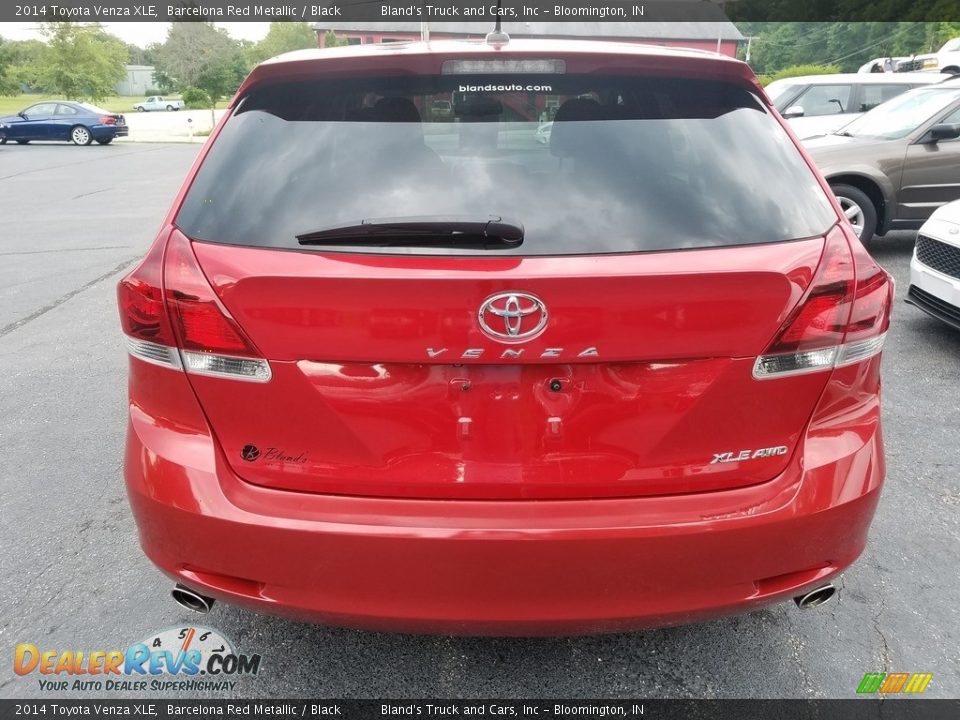2014 Toyota Venza XLE Barcelona Red Metallic / Black Photo #9