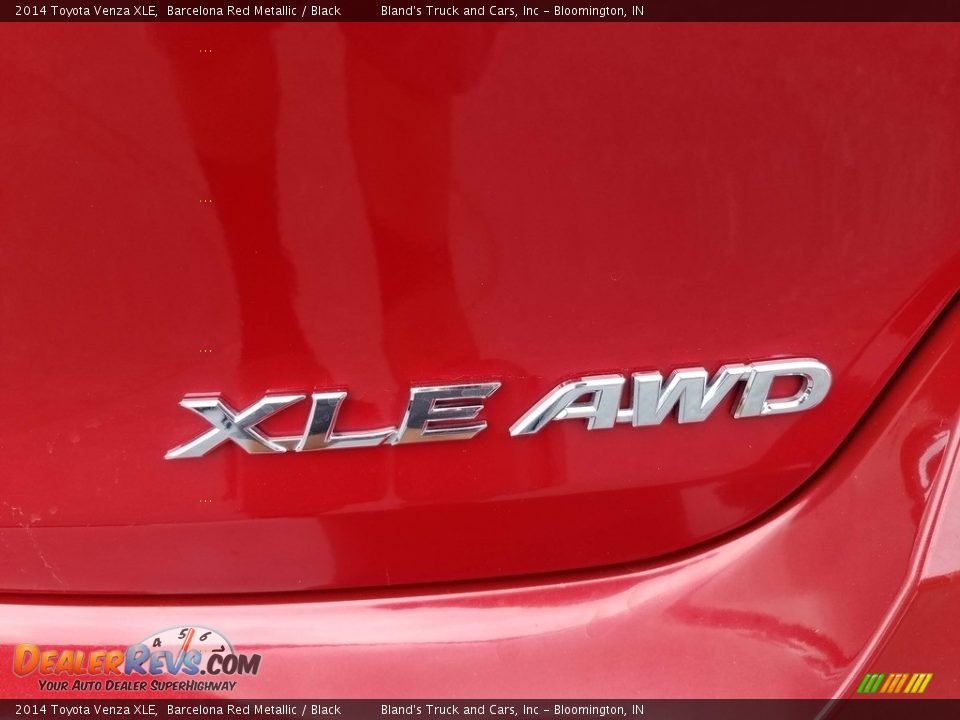 2014 Toyota Venza XLE Barcelona Red Metallic / Black Photo #10