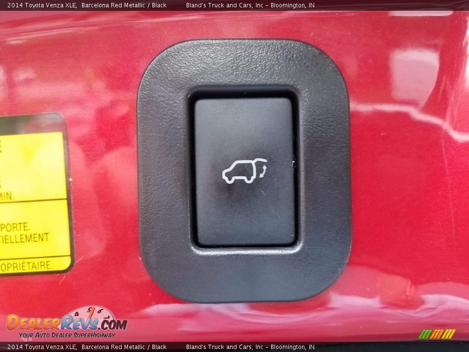 2014 Toyota Venza XLE Barcelona Red Metallic / Black Photo #12