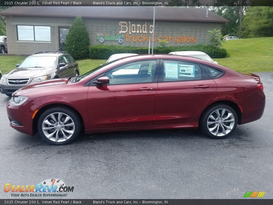 2015 Chrysler 200 S Velvet Red Pearl / Black Photo #1