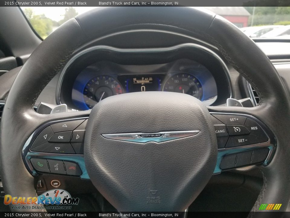 2015 Chrysler 200 S Velvet Red Pearl / Black Photo #11