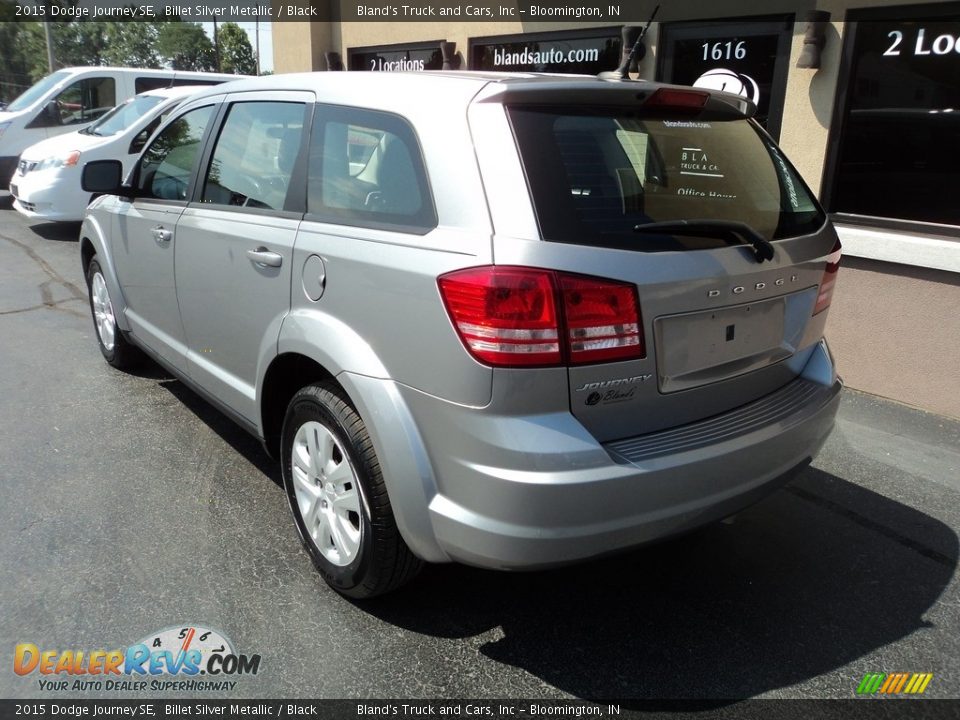 2015 Dodge Journey SE Billet Silver Metallic / Black Photo #3