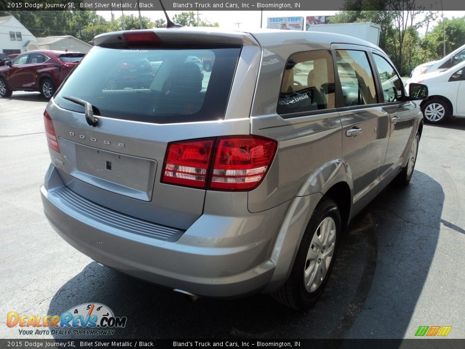 2015 Dodge Journey SE Billet Silver Metallic / Black Photo #4