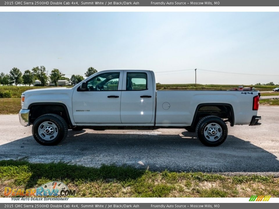 2015 GMC Sierra 2500HD Double Cab 4x4 Summit White / Jet Black/Dark Ash Photo #3