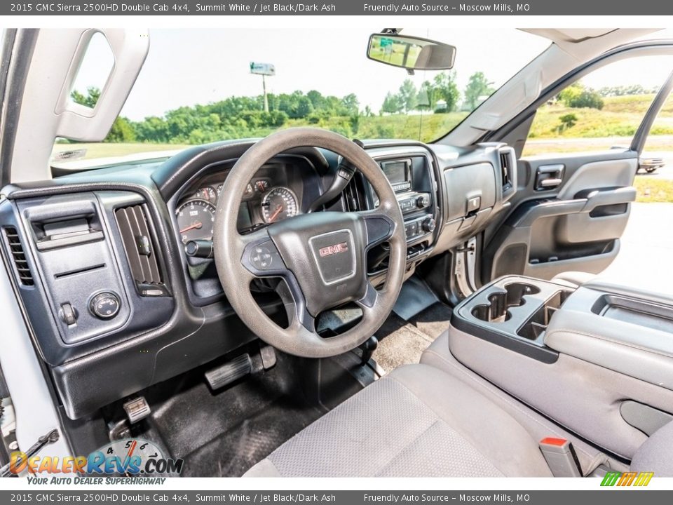 2015 GMC Sierra 2500HD Double Cab 4x4 Summit White / Jet Black/Dark Ash Photo #6