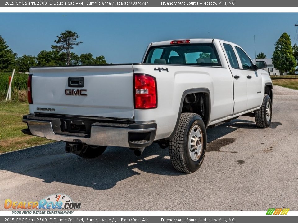2015 GMC Sierra 2500HD Double Cab 4x4 Summit White / Jet Black/Dark Ash Photo #12