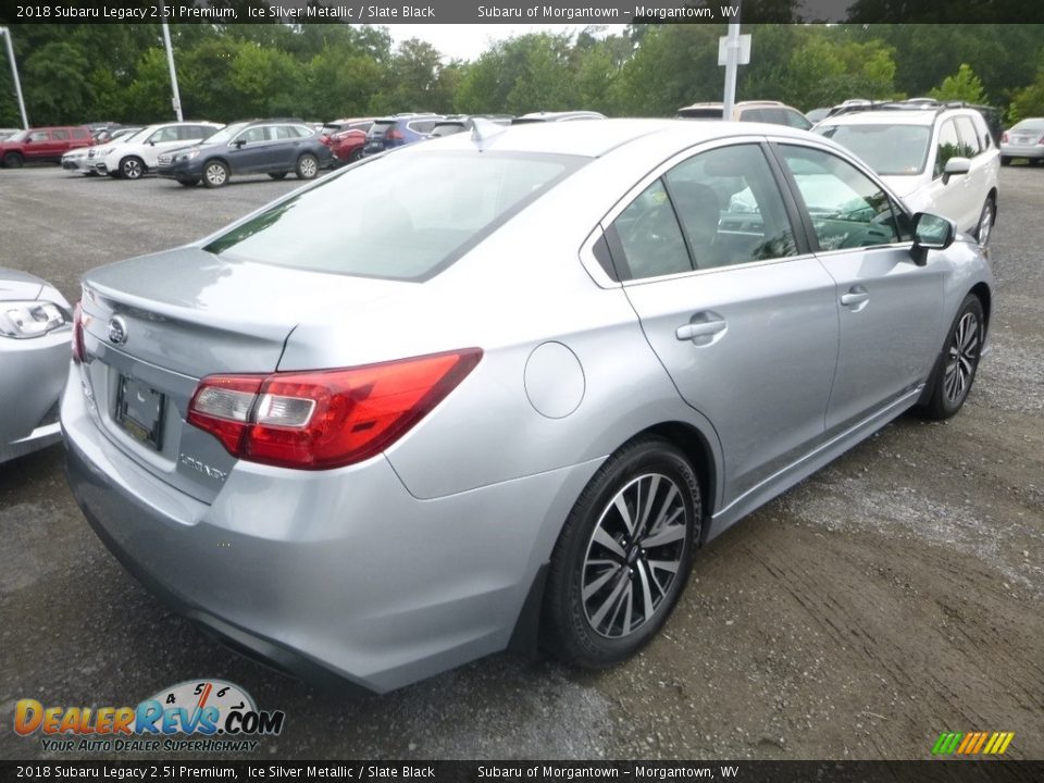 2018 Subaru Legacy 2.5i Premium Ice Silver Metallic / Slate Black Photo #4