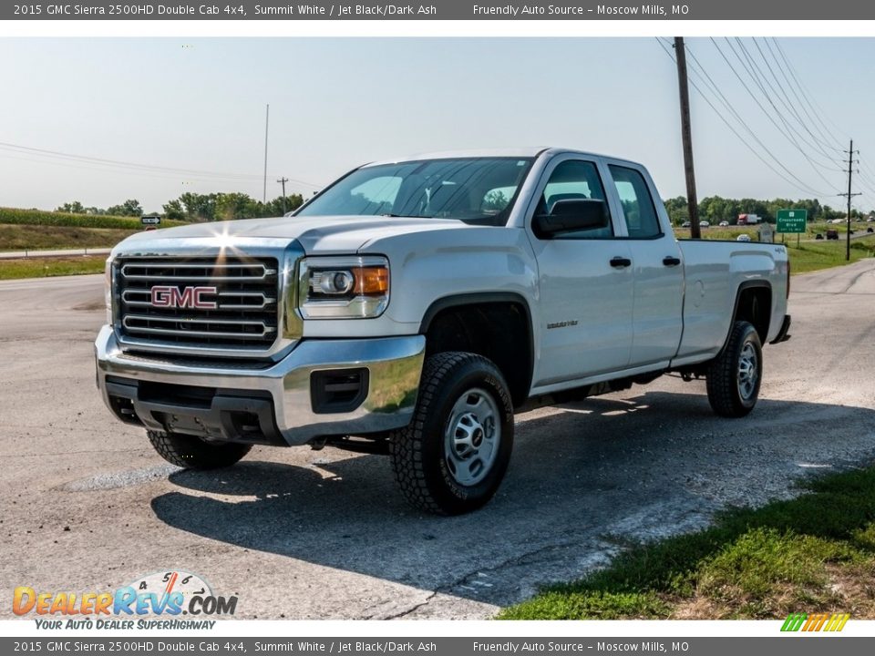 2015 GMC Sierra 2500HD Double Cab 4x4 Summit White / Jet Black/Dark Ash Photo #14