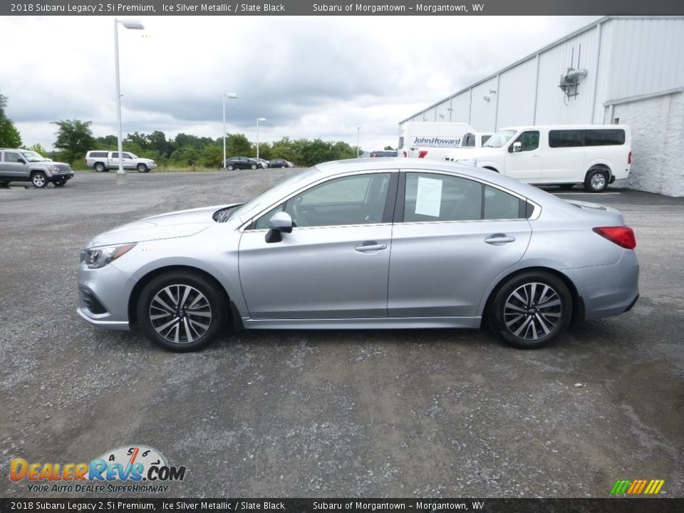 2018 Subaru Legacy 2.5i Premium Ice Silver Metallic / Slate Black Photo #7