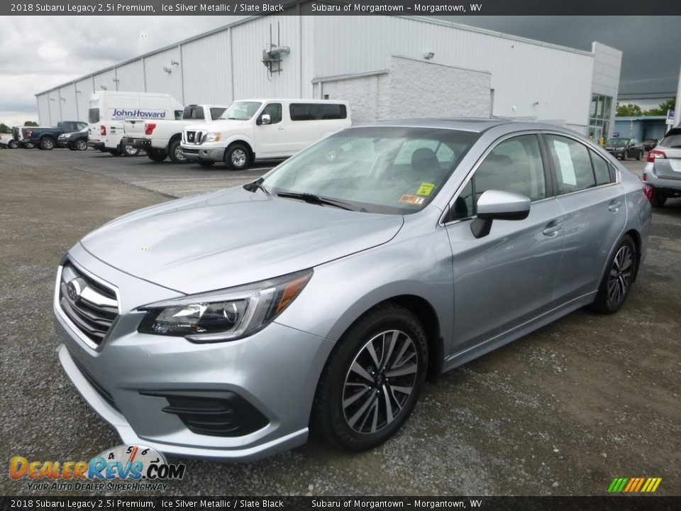 2018 Subaru Legacy 2.5i Premium Ice Silver Metallic / Slate Black Photo #8