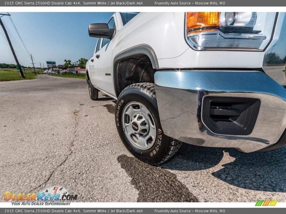 2015 GMC Sierra 2500HD Double Cab 4x4 Summit White / Jet Black/Dark Ash Photo #20
