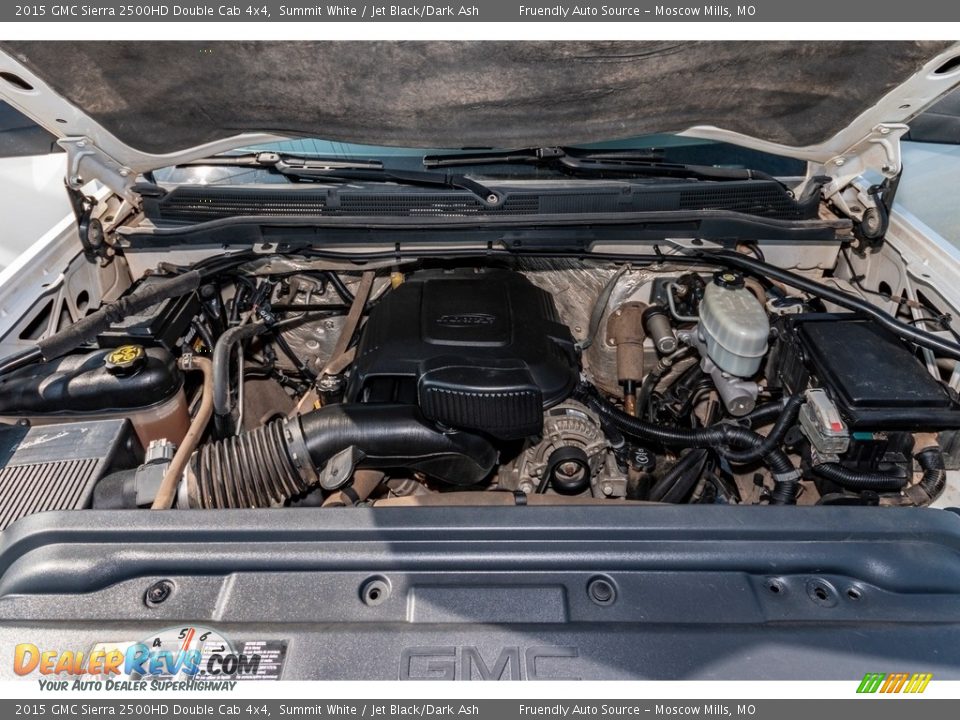 2015 GMC Sierra 2500HD Double Cab 4x4 Summit White / Jet Black/Dark Ash Photo #21